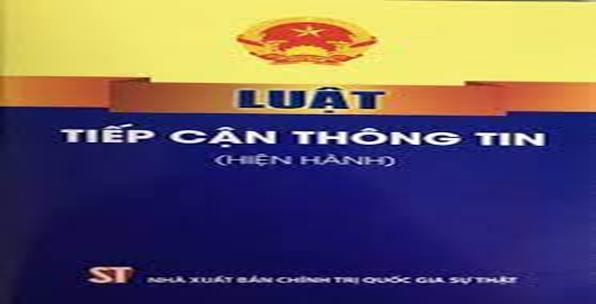 Description: Sơ lược về luật tiếp cận thông tin